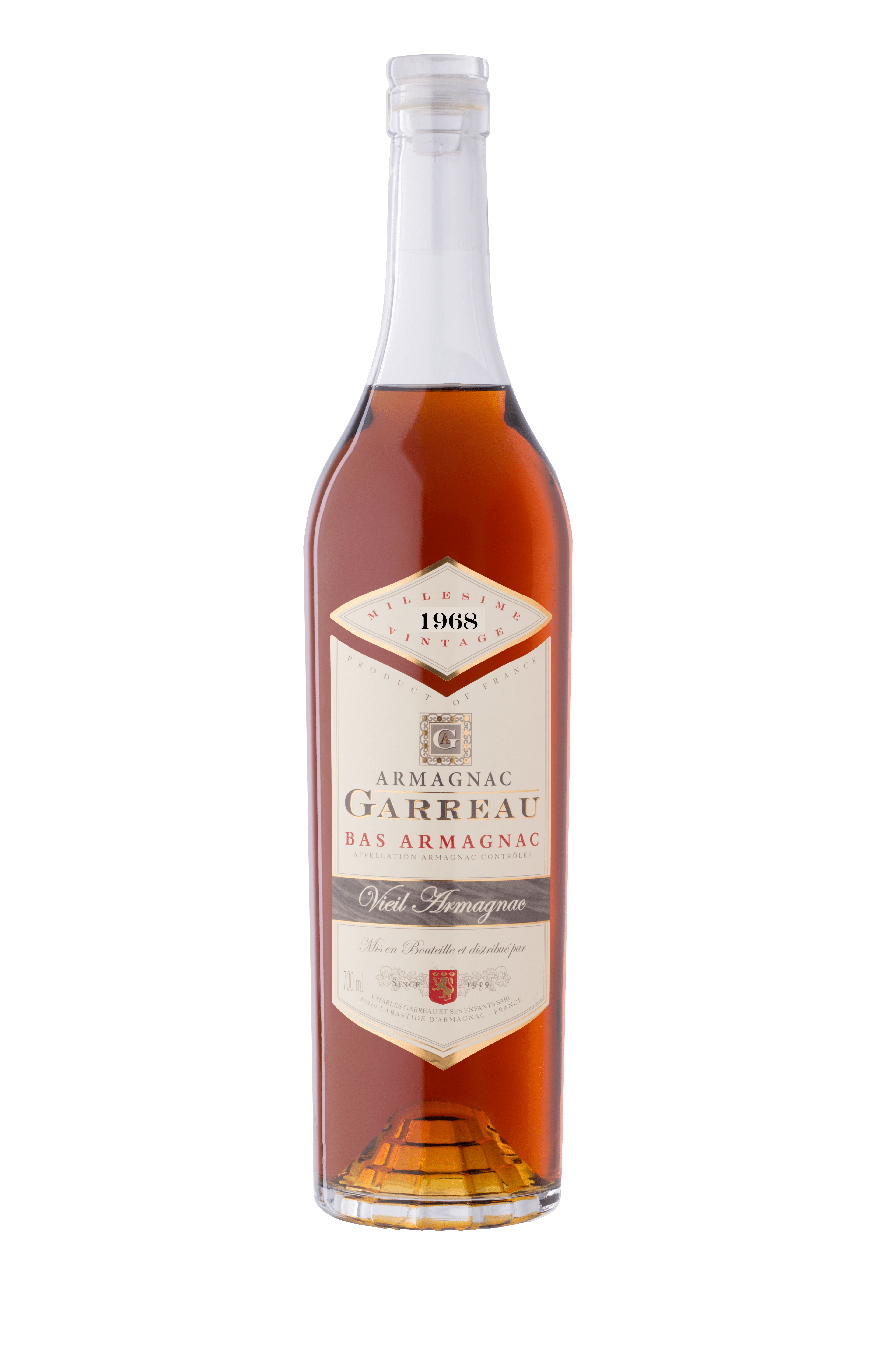 CHATEAU GARREAU - MILLESIME 1968 - 700 ml