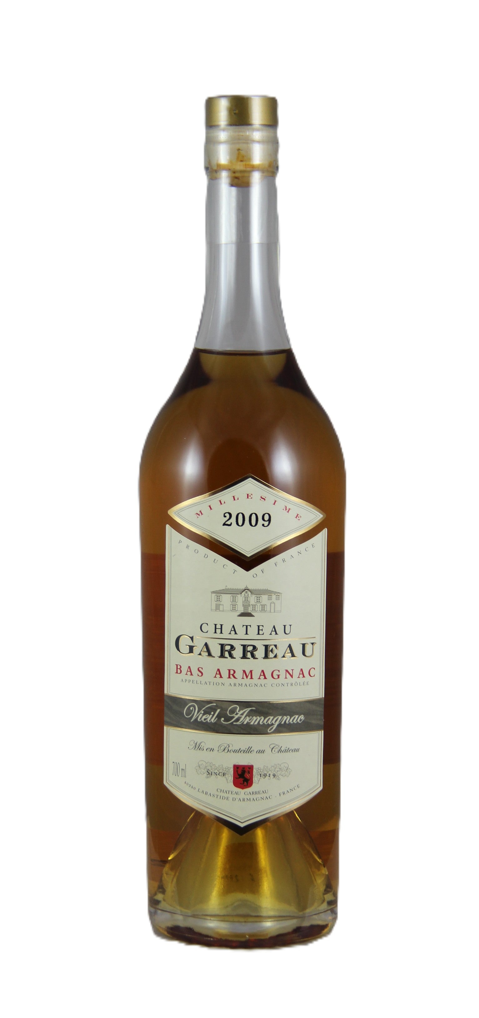 CHATEAU GARREAU - MILLESIME 2009 - 700 ml