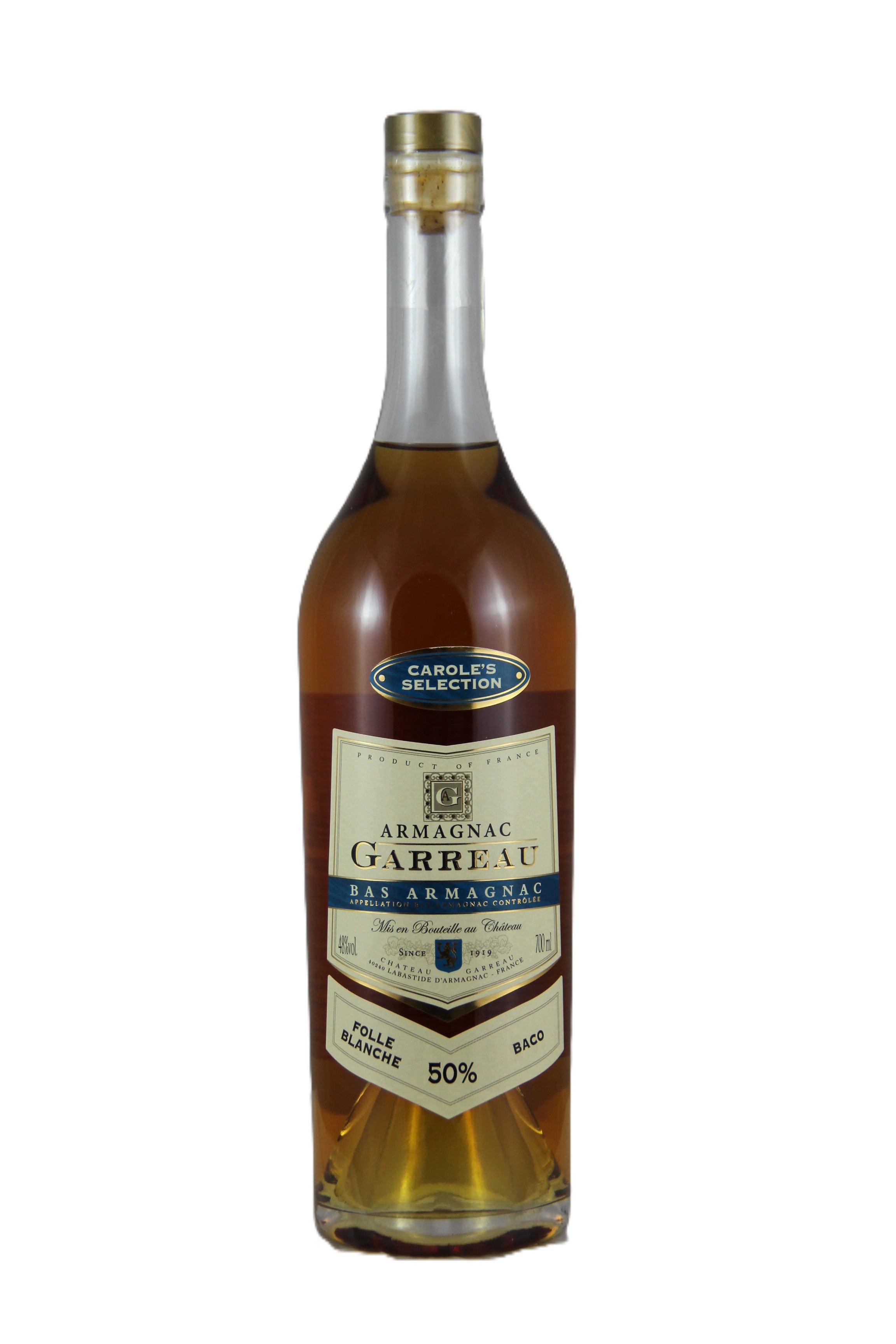 CHATEAU GARREAU - MILLESIME 2010 - Carol's Selection - 700 ml