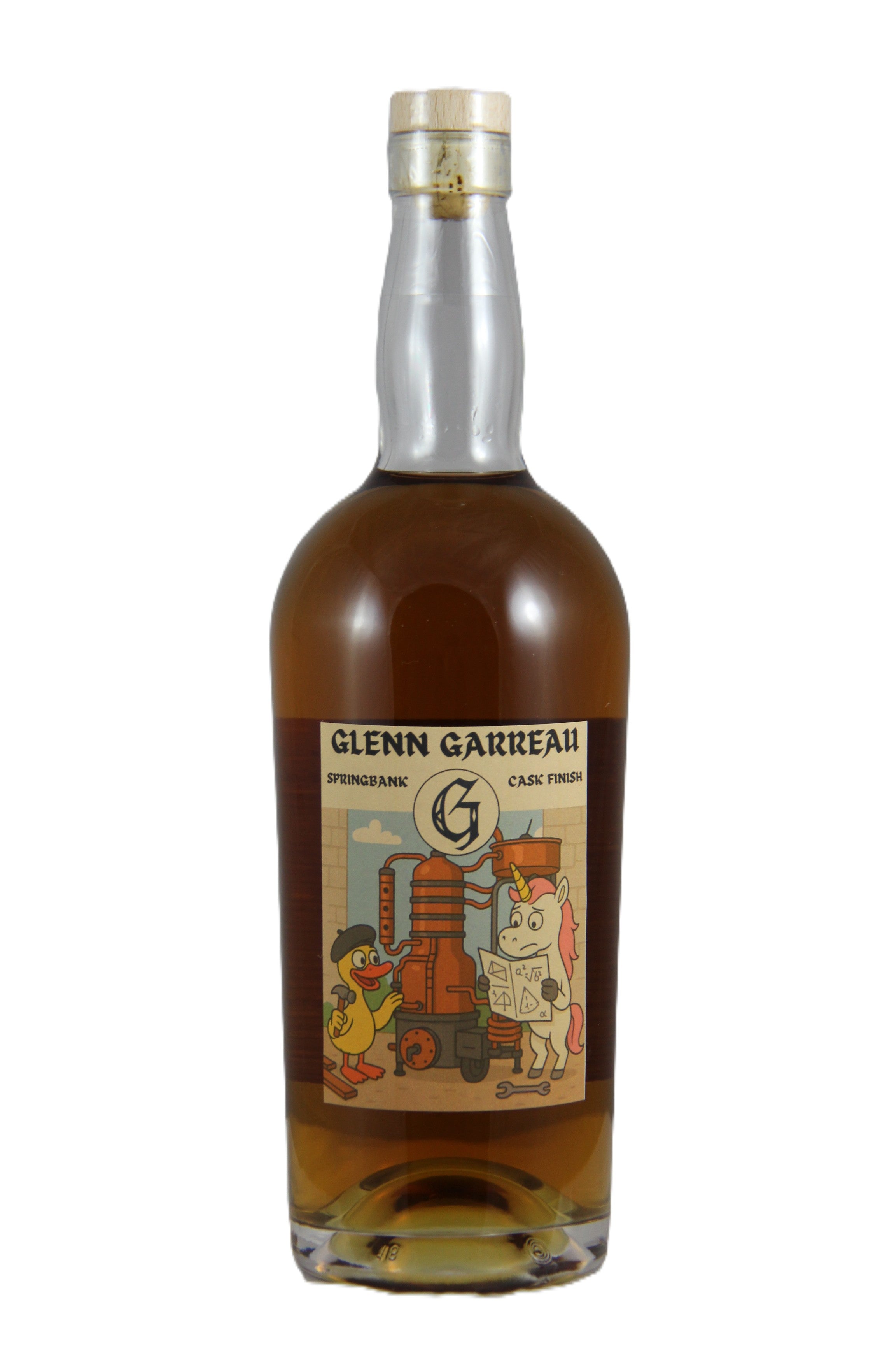 Nouveau - "Glenn Garreau" - l'eau de vie gasconne veillie en fût de Whisky "Springbank"