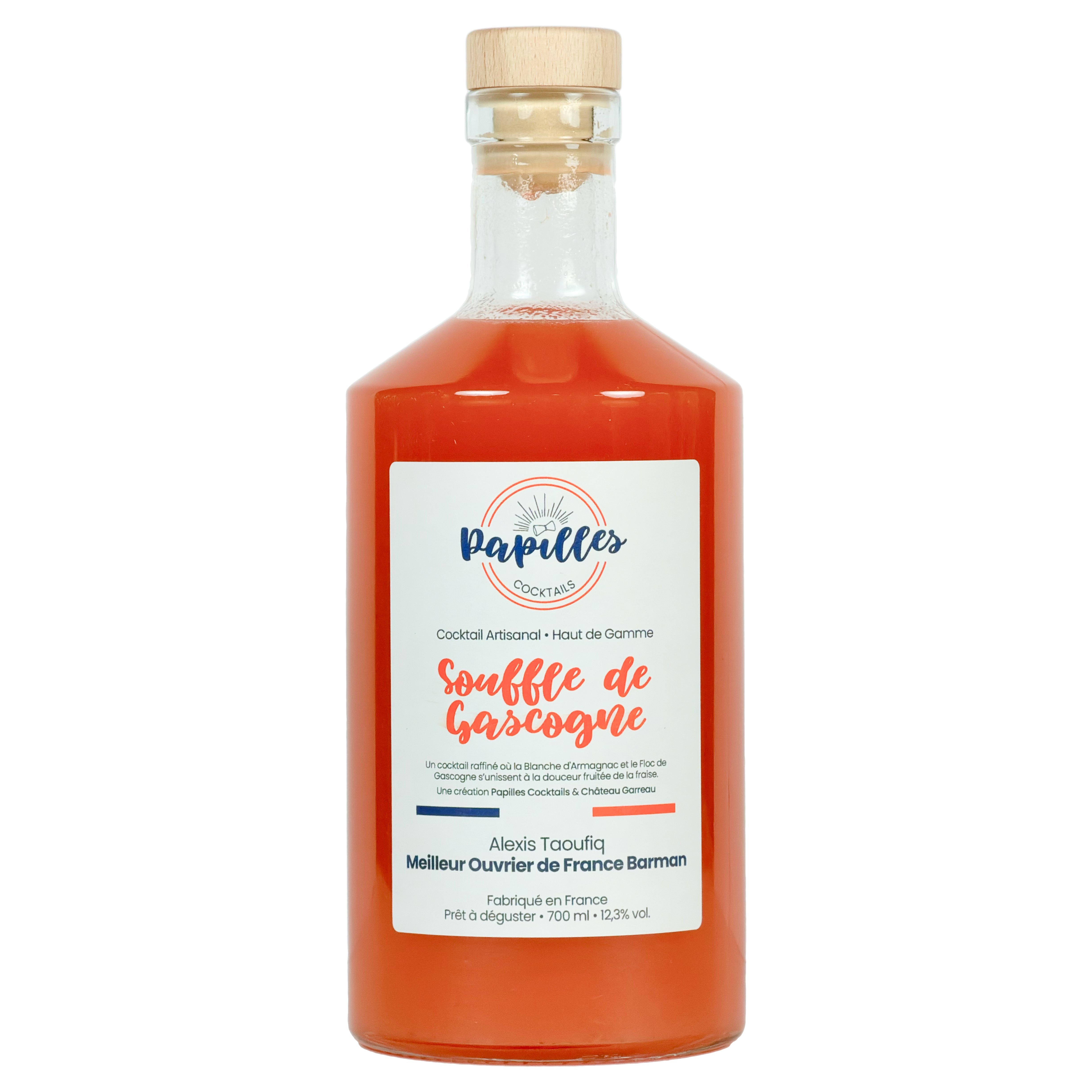 Nouveau - Souffle de Gascogne - Cocktail prêt à servir créé par un Maitre Ouvrier de France Barman